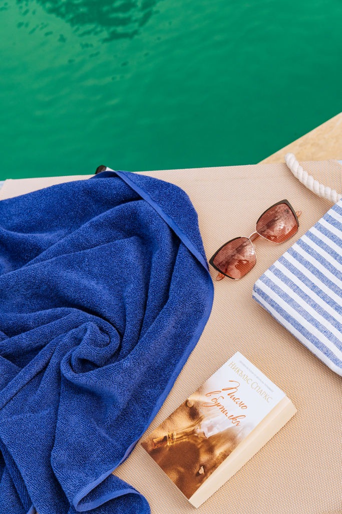 TUCK-IN 50 Bath Towel – 500 GSM, Blue