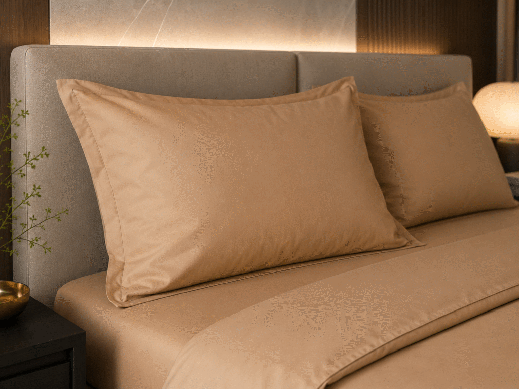 NUDE / BROWN 4-Piece Bedding Set