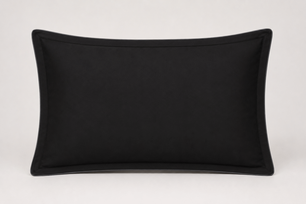 Taie d’oreiller 50×70 cm - noir
