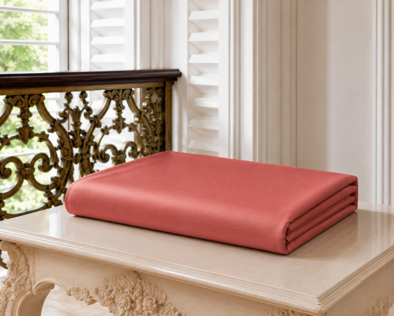 Drap en coton satiné Teo Tex – Cannelle
